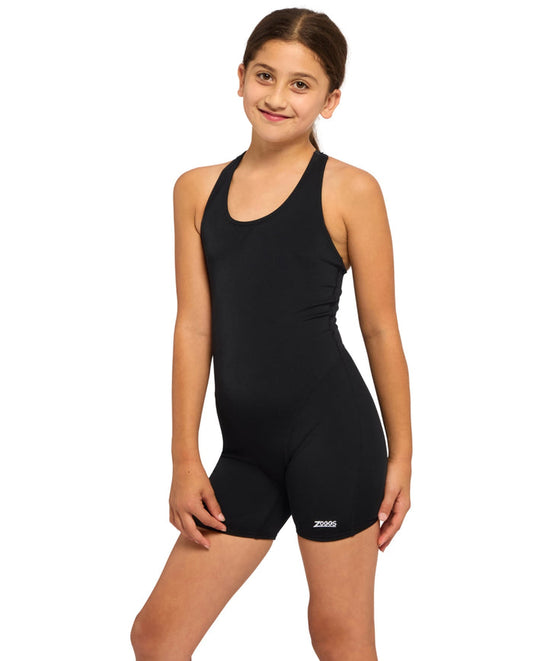 Zoggs Girls Cottesloe Legsuit - Black