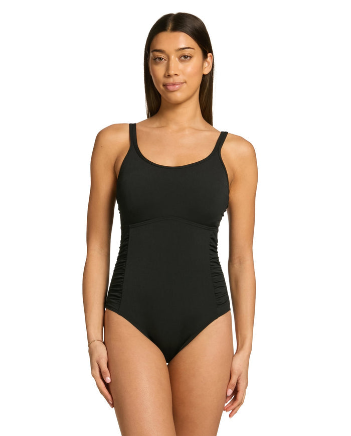 Zoggs Multiway One Piece Swimsuit - Black