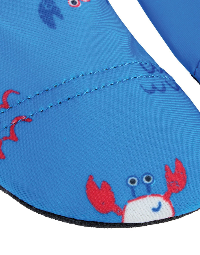 Zoggs Nautical Blue Kids Anti-Slip Pool Socks - Blue