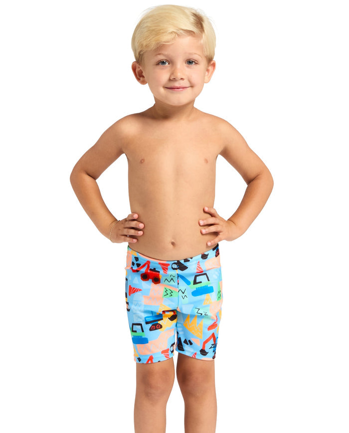 Zoggs Tots Boys Digger Midi Jammer - Blue/Multi