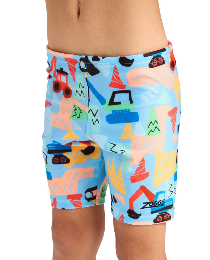 Zoggs Tots Boys Digger Midi Jammer - Blue/Multi