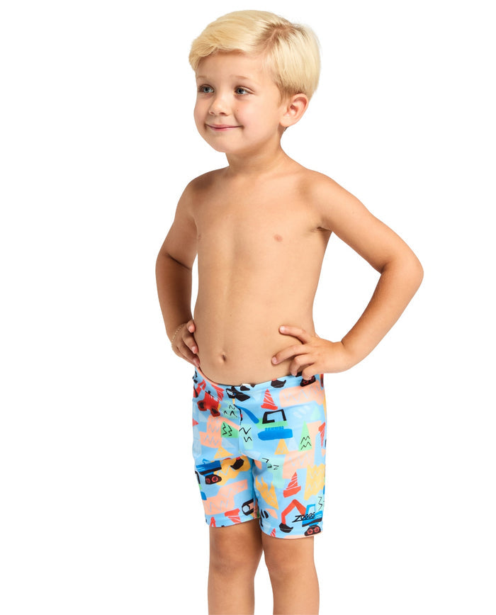 Zoggs Tots Boys Digger Midi Jammer - Blue/Multi