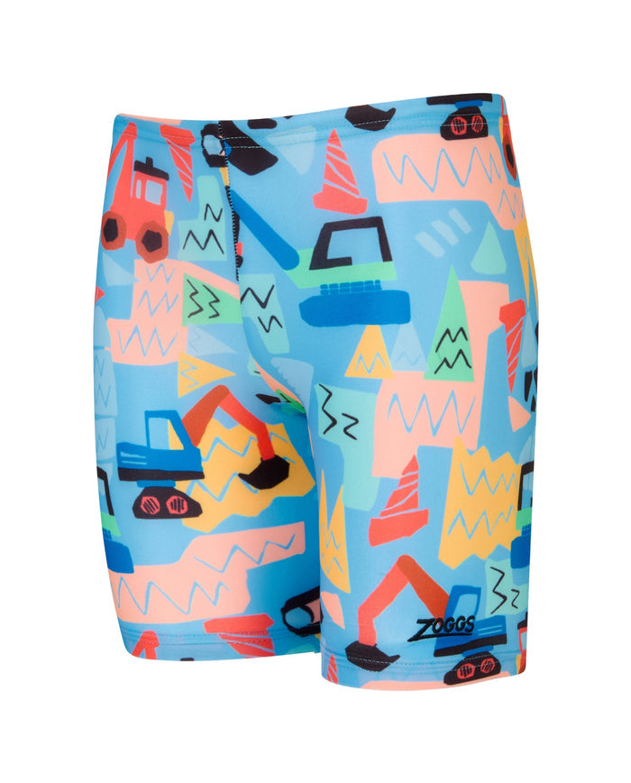 Zoggs Tots Boys Digger Midi Jammer - Blue/Multi