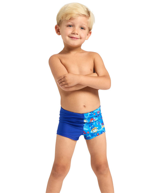 Zoggs Tots Boys Sea Alien Hip Racer - Blue