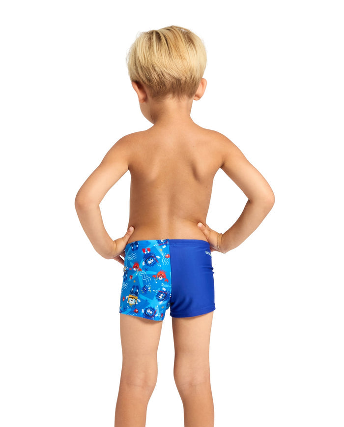 Zoggs Tots Boys Sea Alien Hip Racer - Blue