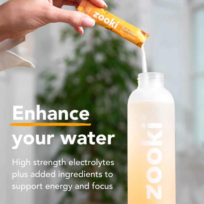Zooki Electrolytes+ Energy & Focus Peach Flavour 7 Sachets