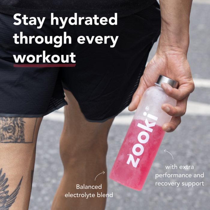 Zooki Electrolytes+ Exercise & Recover Cherry Flavour 7 Sachets